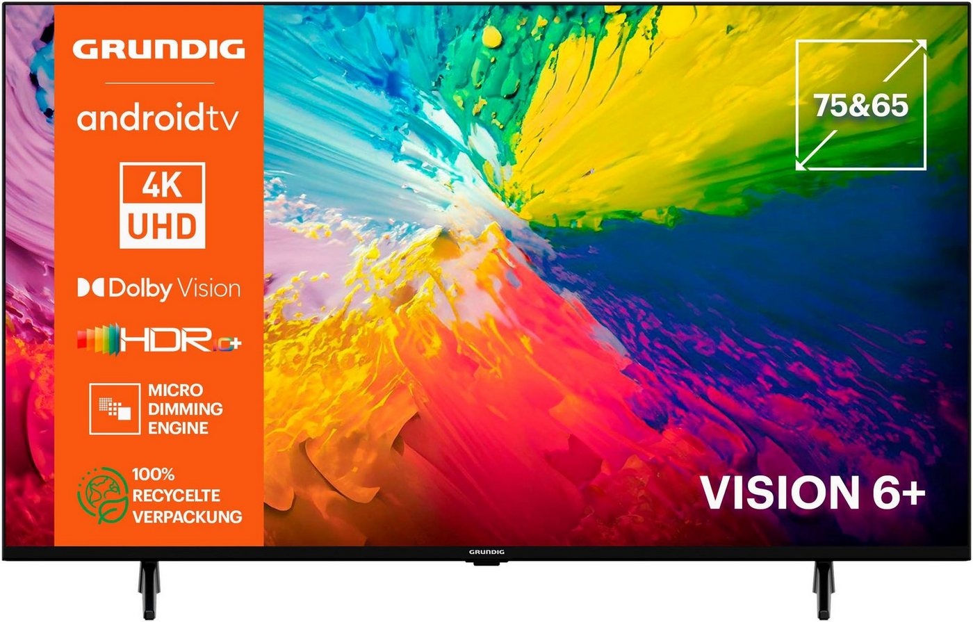 Grundig 75 VOE 73 AU9T00 LED-Fernseher (189 cm/75 Zoll, 4K Ultra HD, Android TV) schwarz