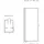 FA-Bausysteme Walk-In Duschabtrennung 60 x 200 cm Grauglas
