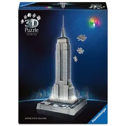 Ravensburger Puzzle - 3D Puzzle Iconics: Empire State Building - mit Licht
