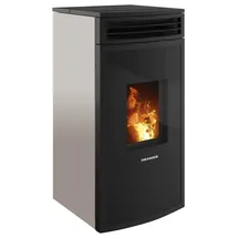 Oranier Neta Stahl Taupe/Abdeckplatte Grau