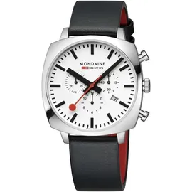 Mondaine Cushion MSL.41410.LBV.SET Edelstahl 41 mm