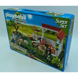 Playmobil Country SuperSet Koppel mit Pferdebox (6147)