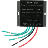 SALUTUYA Windturbinenregler Windrad Stromerzeugung FO8-12/24v 800W Windkraft Laderegler für Windturbinen, Solarpanelsystemregler, für Windturbinensysteme