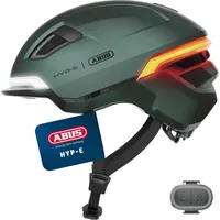 ABUS Fahrradhelm HYP-E - Helm mit Frontlicht, Rücklicht und
