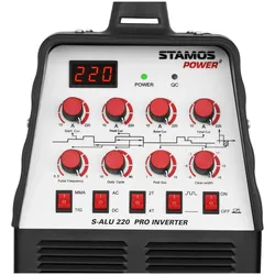 Stamos Germany Stamos Power 2 ALU Schweißgerät - WIG AC/DC - 220 A - 8 Meter Kabel - Puls