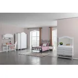 Xlmoebel Jugendzimmer-Set Mädchen Jugendzimmer Set in modernem Design mit Stauraum, (6-tlg., Schlafzimmer-Set), Hergestellt in Europa weiß