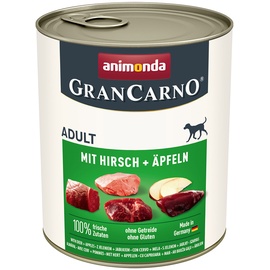 Animonda GranCarno Original Adult Hirsch & Äpfeln Hundefutter nass