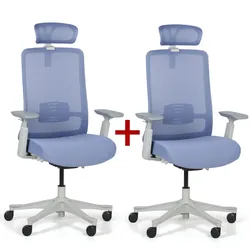 Bürostuhl MARRY 1+1 GRATIS, blau