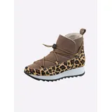 Heine Stiefelette in braun-leo | Gr.: 38