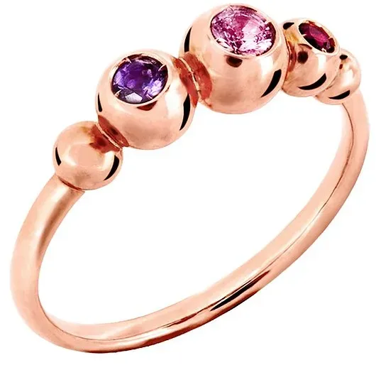 DoDo Damenring Bollicine DAC3006BOLLIZRI9R56 - roségold - 56