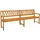 vidaXL Gartenbank 220 x 55,5 x 90 cm Braun