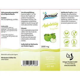 Increase Liposomale Apfelessig Tropfen 60 ml