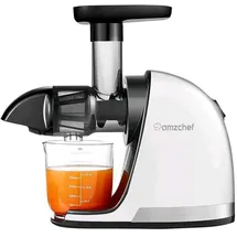 amzchef 1501-WT Slow Juicer weiß