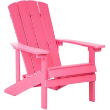 Beliani Muskoka Gartenstuhl 75 x 88 x 75 cm rosa