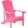 Beliani Muskoka Gartenstuhl 75 x 88 x 75 cm rosa