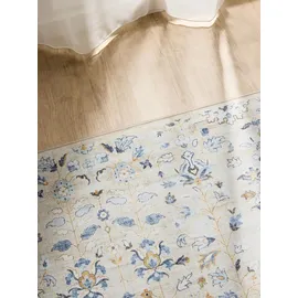 benuta Vintage-Teppich, Beige, Kunststoff, Vintage, Rechteckig, 300x400 cm Oeko-Tex® Standard 100, in verschiedenen Größen erhältlich, rutschfeste Unterfläche, waschbar, Teppiche - Böden, Teppiche, Vintage-Teppiche