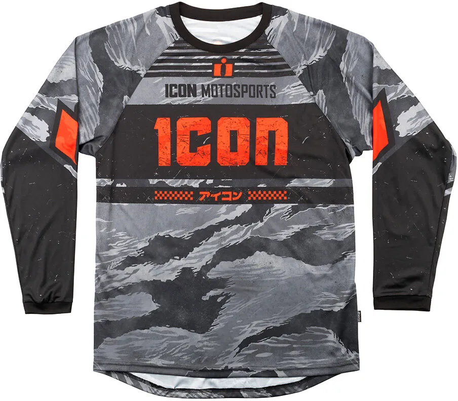 Icon Tiger’s Blood, maillot - Gris/Noir/Orange - XXL