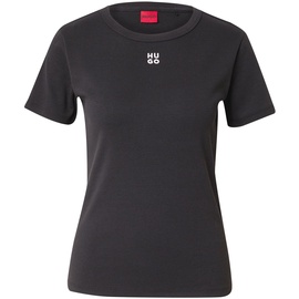 Hugo T-Shirt 'Deloris', - Schwarz,Weiß - L