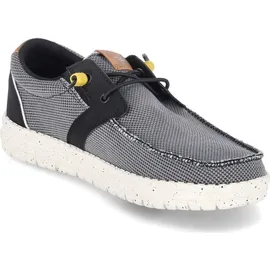 Dockers by Gerli Herren Schuhe Sneaker Slip On Turnschuh Sneaker Textil, Farbe:Schwarz, Schuhgröße:EUR 43, Artikel:-100 black - Schwarz - 43