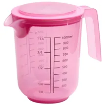 APS Rührbecher mit Deckel "mixup" pink,