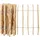 Voss.garden Staketenzaun 60cm, Gartenzaun aus Haselnuss Rollzaun Teichzaun