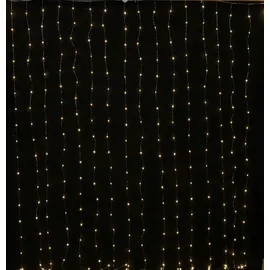 MARELIDA LED Lichtervorhang Draht 40 Stränge 800LED 3,9x2m Außen Weihnachten