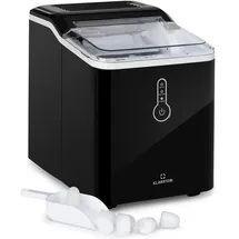 Klarstein Chillout Eiswürfelmaschine Bulleteis 12kg/24h Wassertank: 1,5 l Schwarz