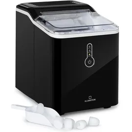 Klarstein Chillout Eiswürfelmaschine Bulleteis 12kg/24h Wassertank: 1,5 l Schwarz