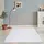 THEKO | Dhurry Teppich aus 100% Baumwolle Flachgewebe Teppich Happy Cotton | handgewebt | Farbe: Weiß | 40x60 cm