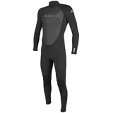 O'Neill Herren Reactor Ii 3/2mm Back Zip Full Wetsuit, Black/Black, 3XL