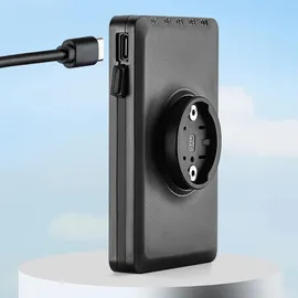 ROCKBROS JP008 Fahrradfrontleuchte mit Powerbank für unter den Tacho – Schwarz