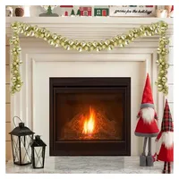 vidaXL Weihnachtskugelgirlande Gold 186 cm Polystyrol