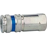 Riegler Schnellverschlusskuppl. NW10 Stahl/MS verz., Robustausfür G 3/8 IG