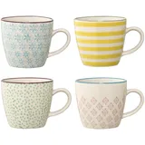 Bloomingville Patrizia Tasse 0,22 l Bunt 4 St.