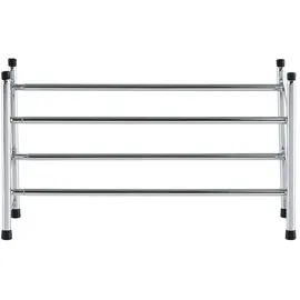 Möbel Kraft Schuhregal 115 x 35 x 23 cm silber
