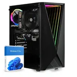 dcl24.de Gamer PC Intel i5-12400, RTX5060Ti, 16GB RAM, 500GB SSD Gaming-PC (Intel Core i5 Intel Core i5-12400, RTX5060Ti, 16 GB RAM, 500 GB SSD, Luft, Windows 11 Pro, WLAN) schwarz