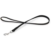 Karlie Stitched Buffalo Leather Führleine - Black - 100 cm x 18 mm