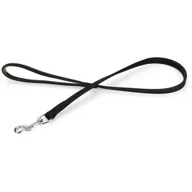 Karlie Stitched Buffalo Leather Führleine - Black - 100 cm x 18 mm