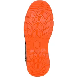 Urgent Arbeitsschuhe Sicherheitsschuhe Schutzschuhe Ankle OHNE Stahlkappe (101OB-OR) Gr. - Schwarz/Orange -