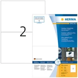 Herma 80er-Pack Wetterfeste Folien-Etiketten »9541« weiß
