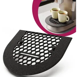 mobilefox Abtropfgitter passend für Delonghi Dedica 685 885 Abtropfblech Vergrößerung Kaffeemaschine Spritzschutz