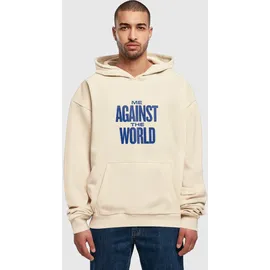 MERCHCODE Mister Tee Tupac Me against the World Ultra Heavy Oversize Hoodie - Beige