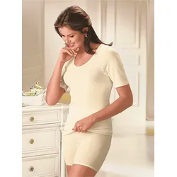 Lange Unterhose CONTA Gr. 52, 2 St., weiß (wollweiß) Damen Unterhosen Lange