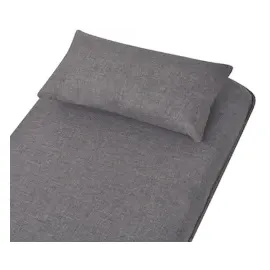 vidaXL Drehstuhl und Schlafsofa Dunkelgrau Stoff