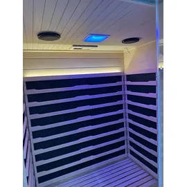 aea Infrarot-Sauna für 2 Personen mit roter Lichttherapie