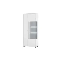 Höffner Vitrine Hortuna , weiß , Maße (cm): B: