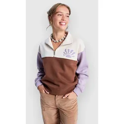 Roxy View Point Block Half-Zip Fleece Pullover tiramisu Gr. S