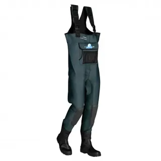 Seabehr Neopren Wathose 5 mm - Platin-Innovation Herren, m. Profil-Sohle (Seal-Grau) Mit Profilsohle, 40/41