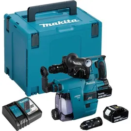 Makita DHR243RTJW inkl. 2 x 5,0 Ah + Makpac + Schnellladegerät + Staubabsaugung