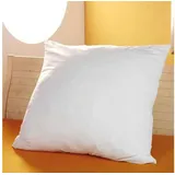 Homedreams Federkopfkissen 80 x 80 cm Weiß
